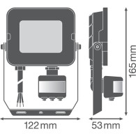 Ledvance Proiettore Faretto LED 20W 1800Lm 3000K 100 x 100º