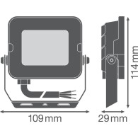 Ledvance Proiettore Faretto LED 10W 900Lm 3000K 100 x 100º IP65