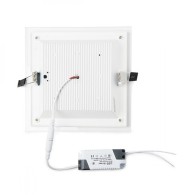 Faretto LED Downlight 18W 1800Lm 2700ºK Quadrato Vetro 40.