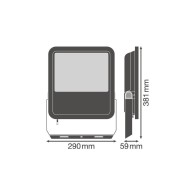 Ledvance Proiettore Faretto LED 125W 15000Lm 4000K 100 x 100º