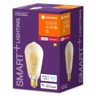Ledvance "SMART" Lampadina LED E27 6W 680Lm 2400K IP20