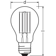 Ledvance/Osram Lampadina LED "Classica" E27 7.