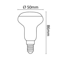 Asalite E14 Lampadina LED 5W 400Lm 3000K IP20