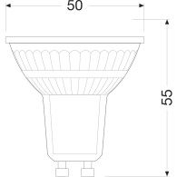 Ledvance/Osram Lampadina LED Spot GU10 2W 360Lm 2700K 36º IP20