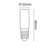 Asalite E14 Lampadina LED 3W 340Lm 3000K IP20