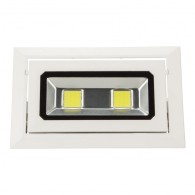 Faretto LED da incasso 40W 3370Lm 2700ºK Rettangolare