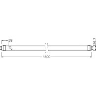 Tubo LED T8 Ledvance/Osram G13 18.