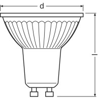 Ledvance/Osram Lampadina LED Spot GU10 4.