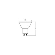 Ledvance/Osram Lampadina LED Spot GU10 6W 350Lm 3000K 36º IP20