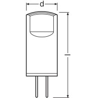 Ledvance/Osram Lampadina LED "Special" G4 0.