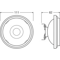 Ledvance/Osram Lampadina Spot LED G53 11.