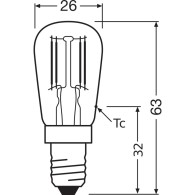 Ledvance/Osram Lampadina LED "Speciale" E14 2.