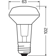 Ledvance/Osram Lampadina LED Spot E27 2.