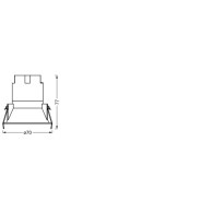 Faretto LED Ledvance 5W 350Lm 4000K 30º IP20/IP20
