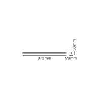 Plafoniera LED lineare "Compact" Ledvance 12W 1200Lm 4000K 140º