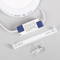 Plafoniera LED Circolare 12W 1.207Lm Driver Lifud Flicker Free