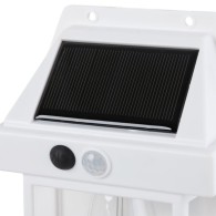 Lampada da parete solare IP44 3W 3000K 100Lm con sensore PIR -