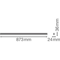 Plafoniera LED lineare "Compact" Ledvance 15W 1500Lm 3000K 140º
