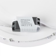 Pannello LED 25W 2500Lm CCT 3000-6000ºK Circolare 40.
