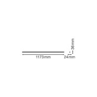 Plafoniera LED lineare "Compact" Ledvance 20W 2000Lm 4000K 140º