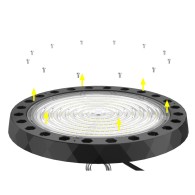 Campana LED 100W 17000Lm 5000ºK Intensità/Angolo di apertura
