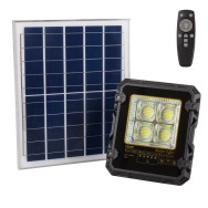 Proiettore da 100 W con pannello solare e telecomando IP65