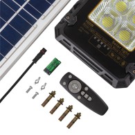 Proiettore da 100 W con pannello solare e telecomando IP65