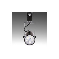 Faretto da binario LED 5W 468Lm CRI85 2700ºK Ximena 40.