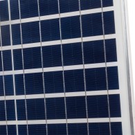 Proiettore da 200 W con pannello solare e telecomando IP65